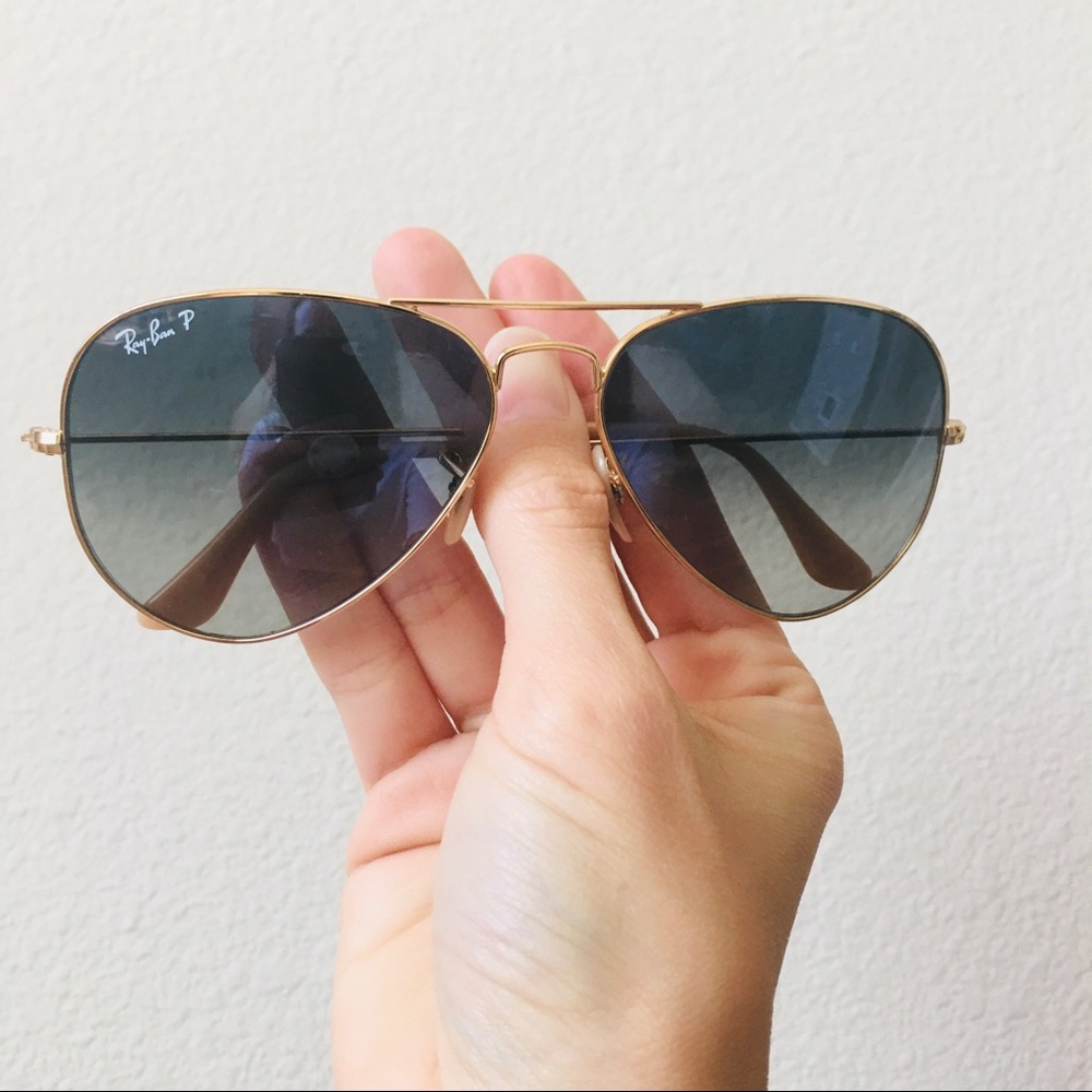 Ray-Ban Polarized Aviator Gradient
